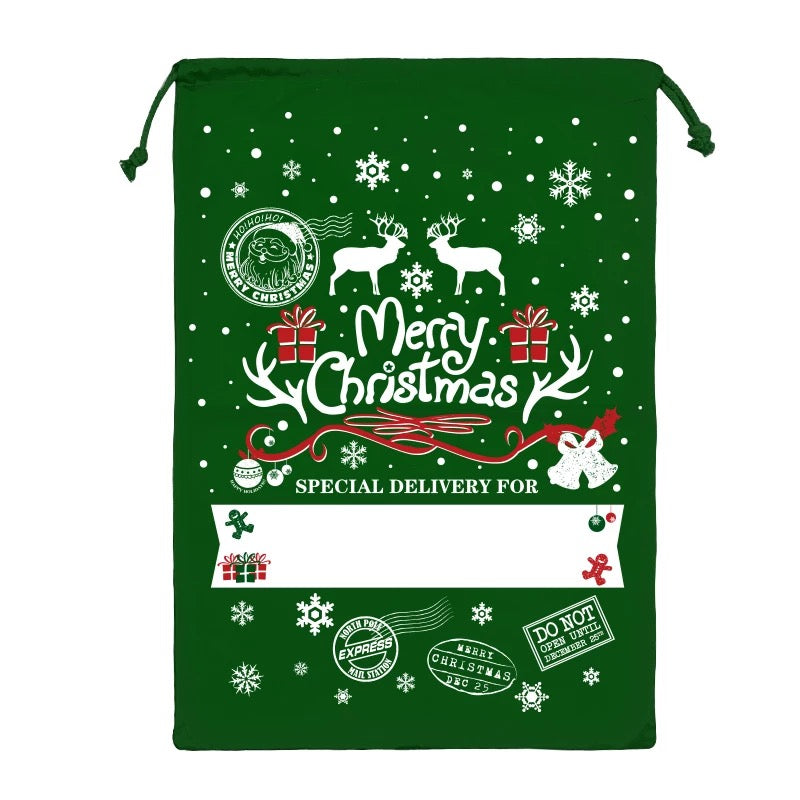Sublimation Santa Sacks Santa Bags-