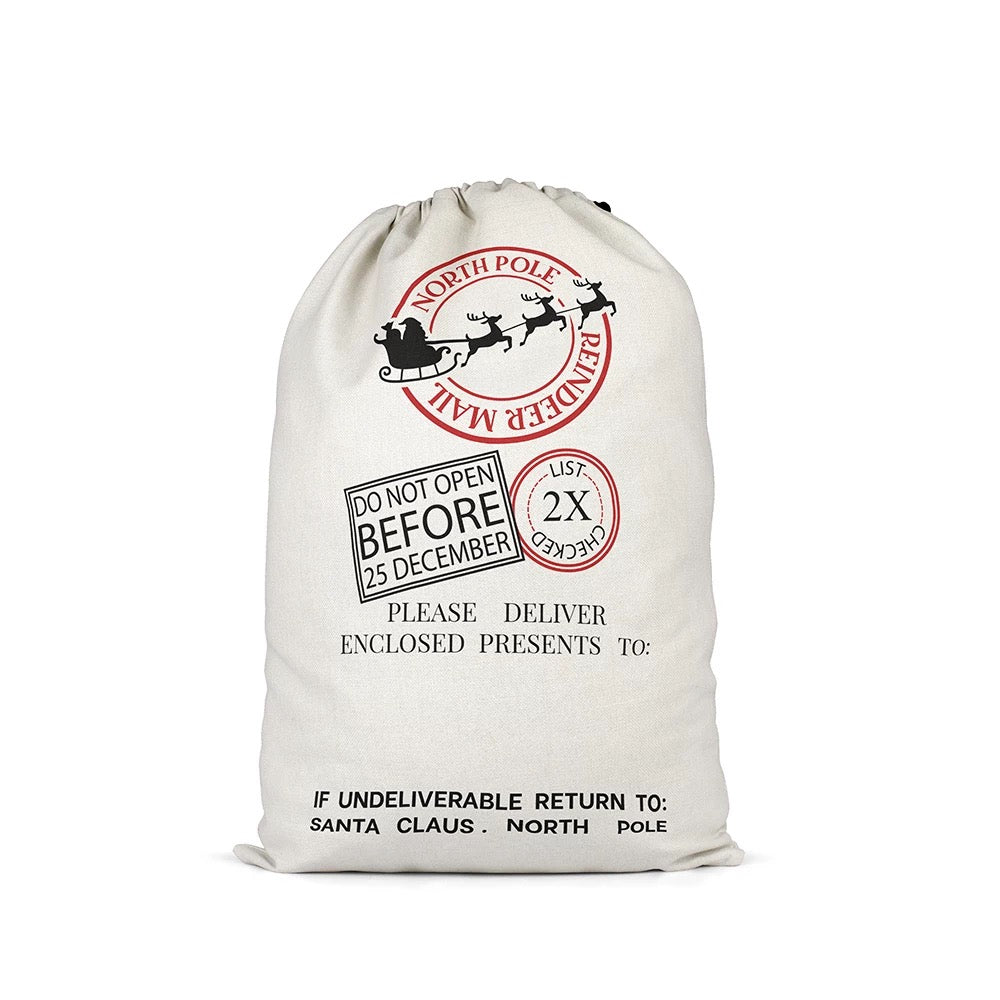 Sublimation Santa Sacks Santa Bags-