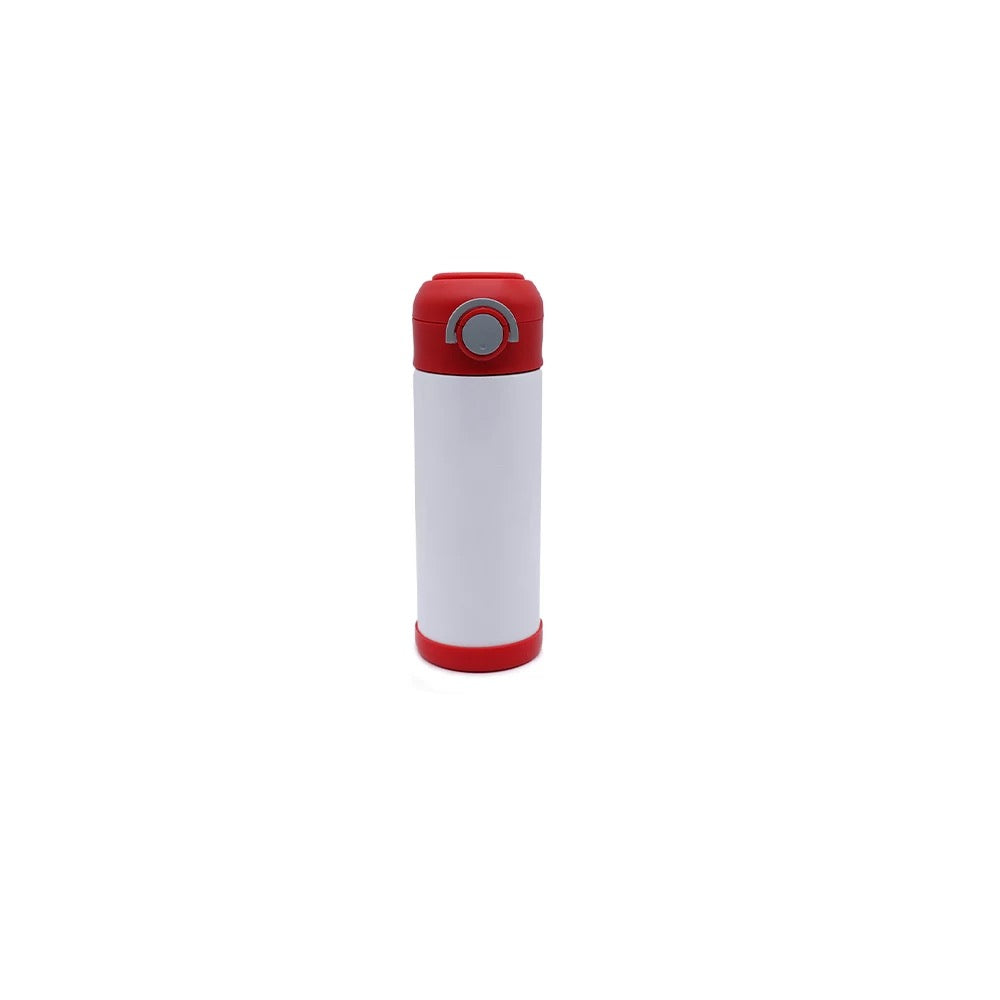 12oz Kids Sublimation Water Bottle With Pop Up Handle