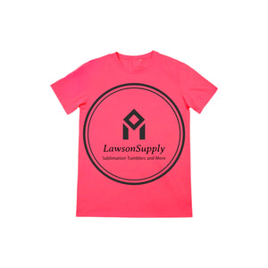 Neon Colors T-SHIRT-Adult Soft COTTON FEEL 95% Polyester Sublimation T-Shirts