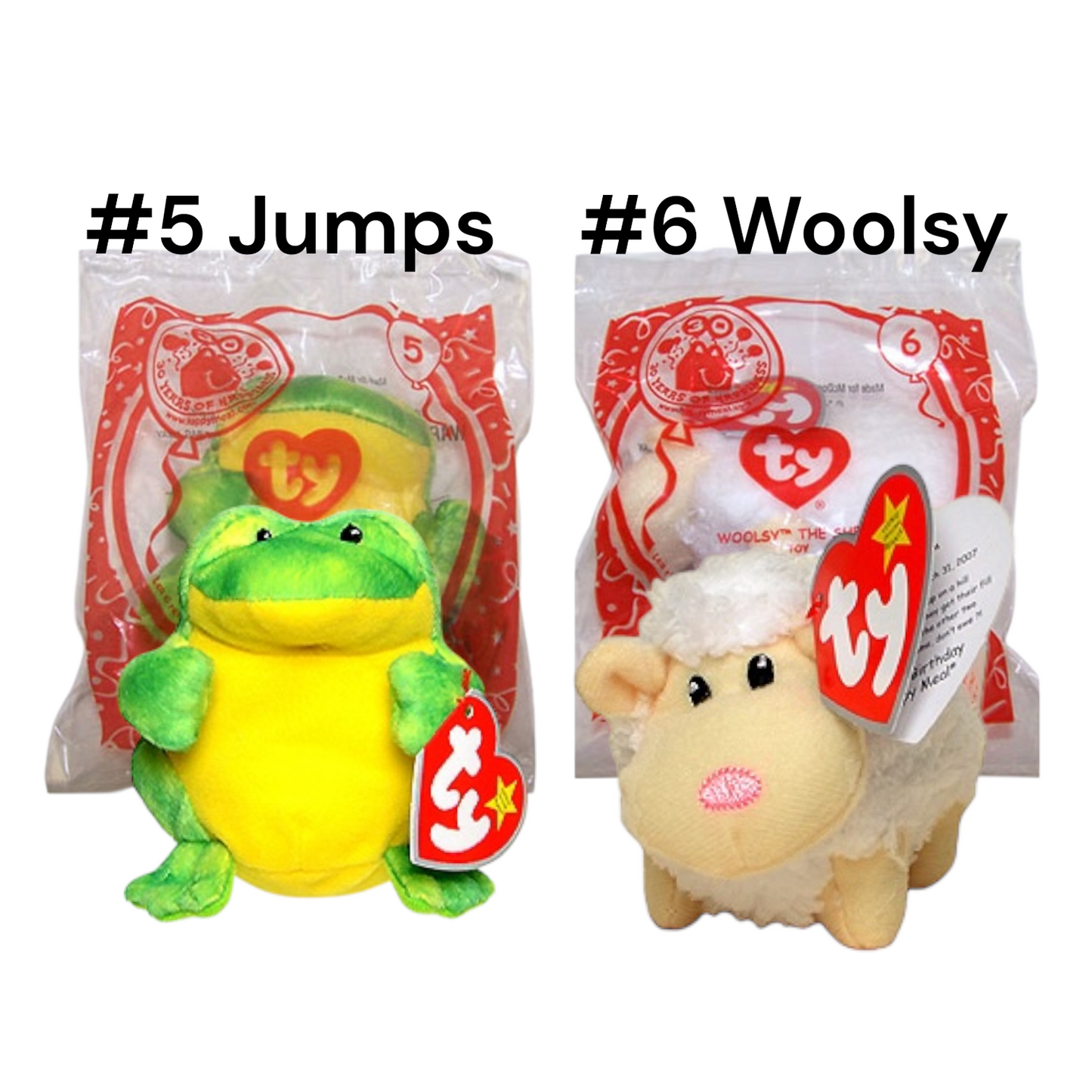 McDonald’s 2009 Ty Teenie Beanie Babies 2.0 30th Anniversary