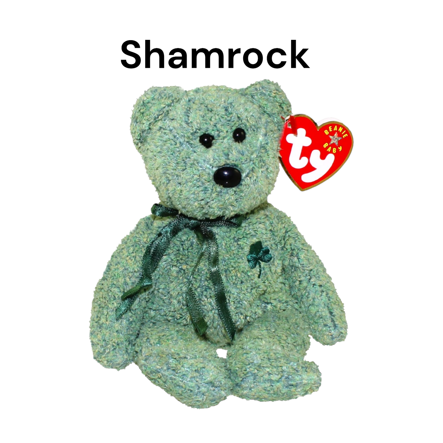 Ty Beanie Babies St. Patrick’s Day Shamrock, Erin, Killarney, Blarn-e, Luck-e, Clover, Lucky O’ Day, Patti O Lucky, O’ Fortune, McWolly, Woo