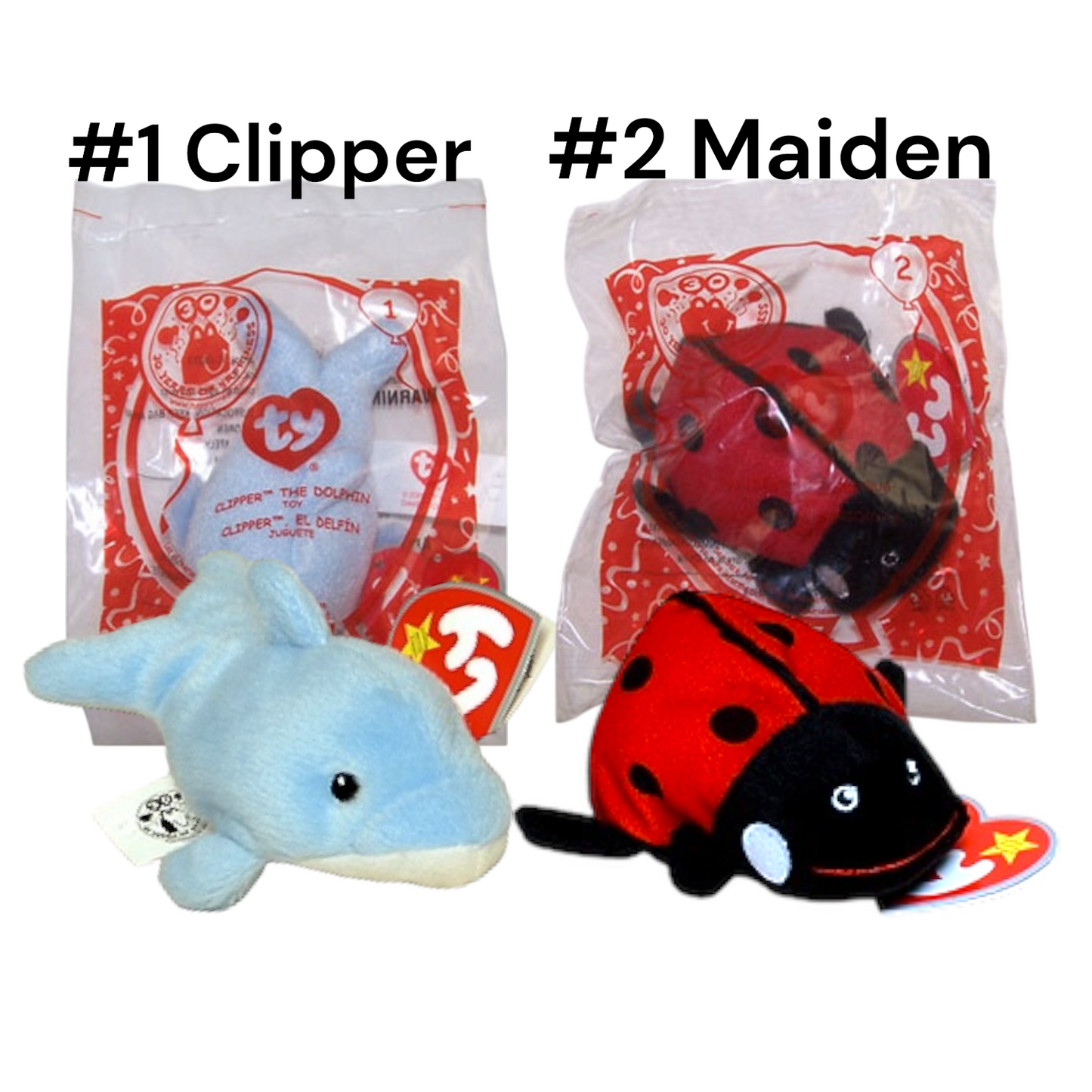 McDonald’s 2009 Ty Teenie Beanie Babies 2.0 30th Anniversary