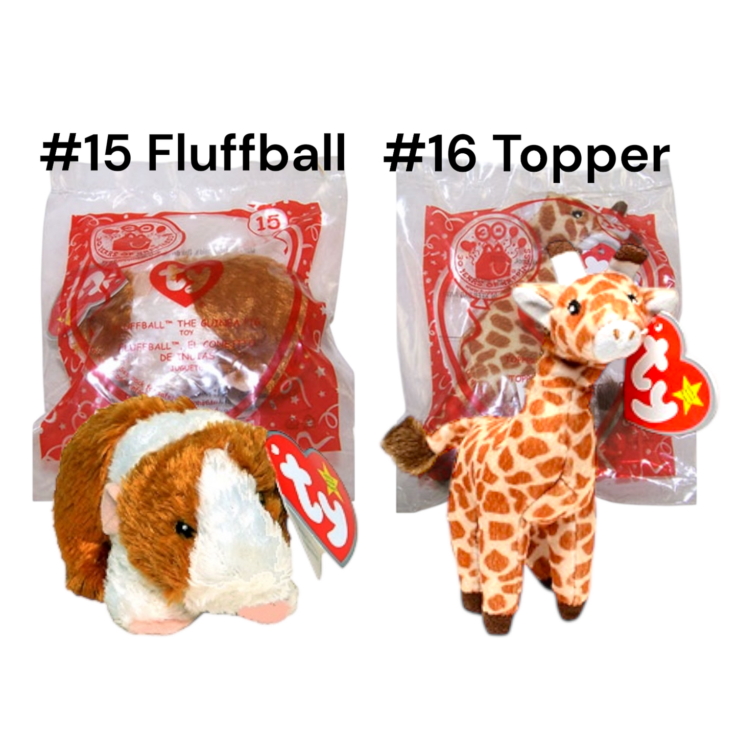 McDonald’s 2009 Ty Teenie Beanie Babies 2.0 30th Anniversary