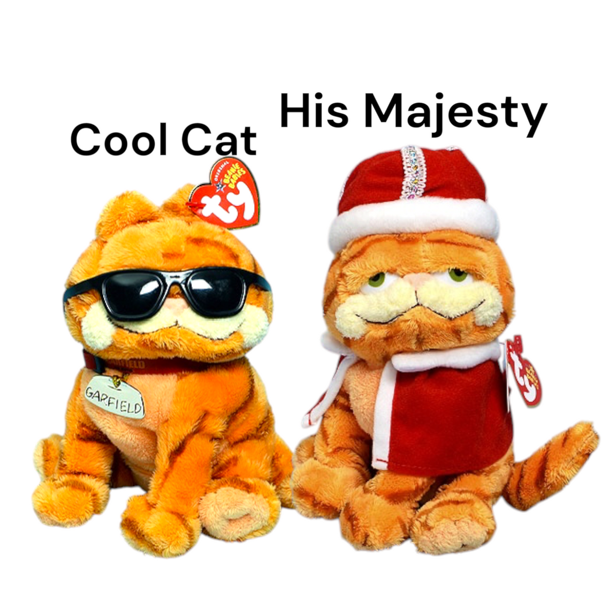 Ty Beanie Babies and Buddies Garfield And Friends