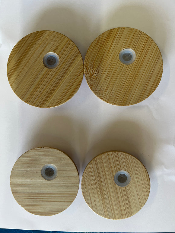Replacement Bamboo Lids For Glass Cans