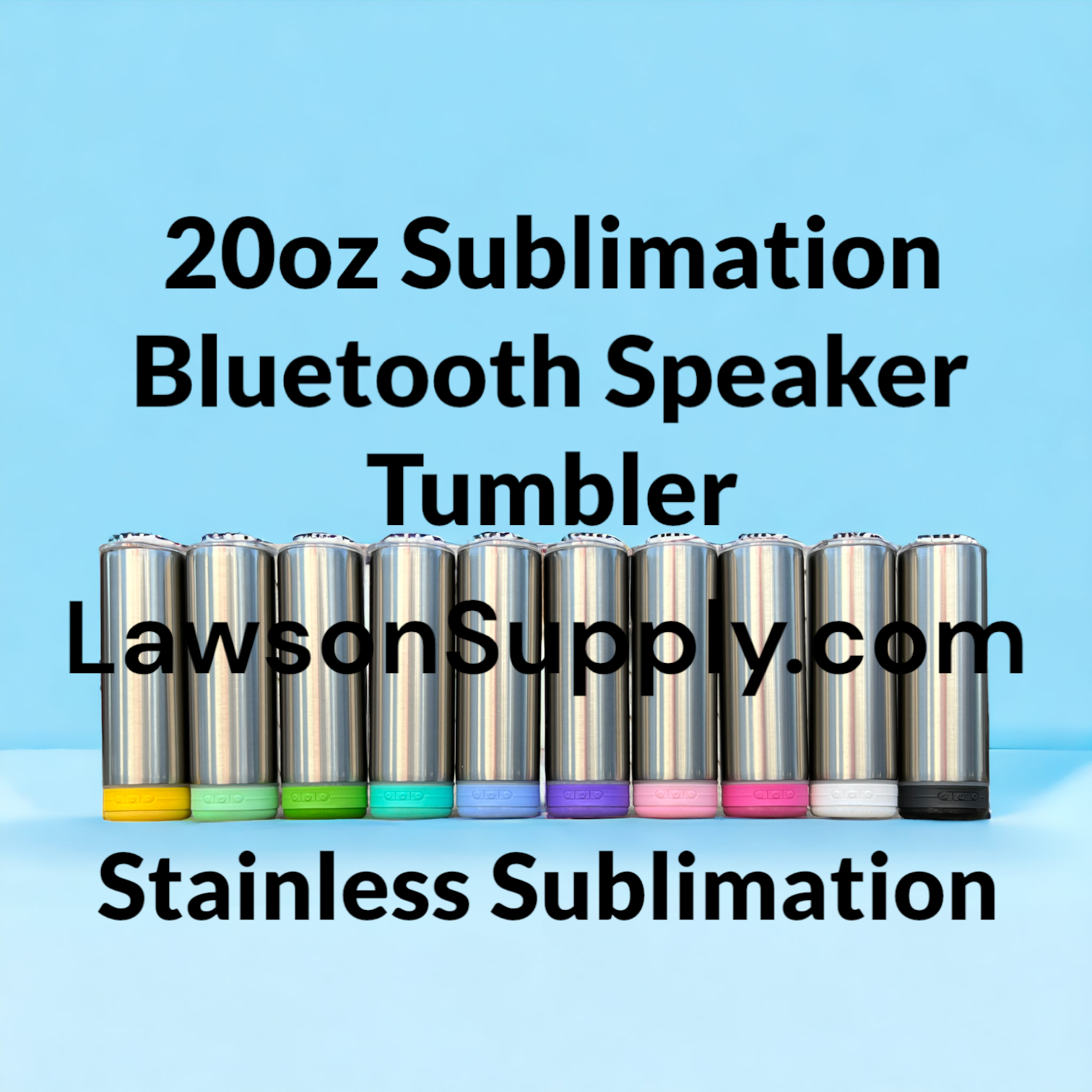 20oz Sublimatable Glow Wireless Speaker Tumbler 2.0 – The Stainless Depot