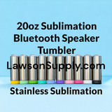20oz Stainless Steel Bluetooth Speaker Sublimation Tumbler