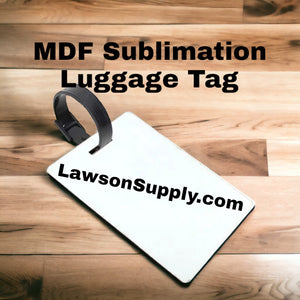 Double Sided MDF Sublimation Name Tag Luggage Tag