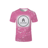 FAUX BLEACH Sublimation T-Shirts 95% Polyester Adult Sizes