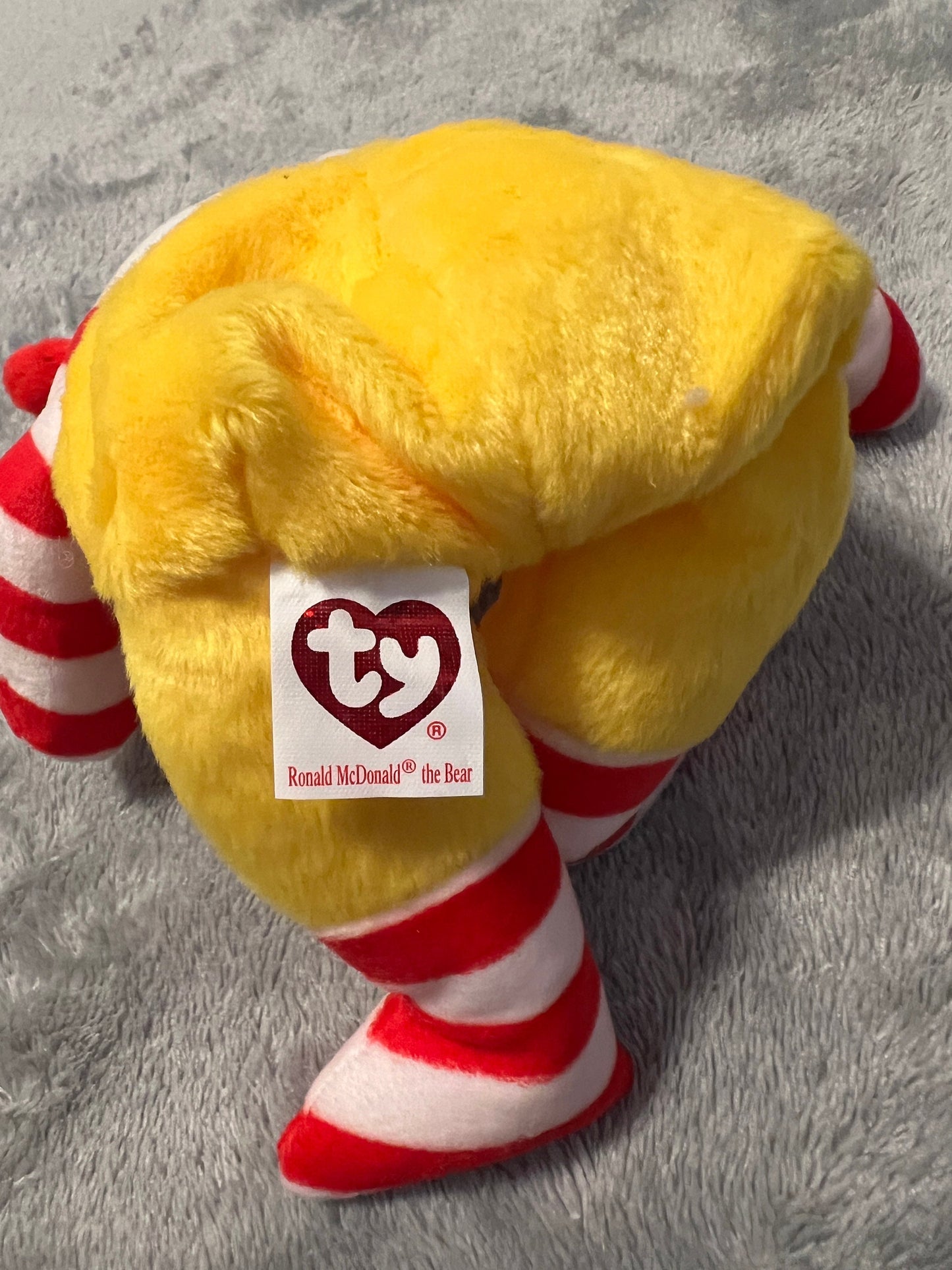 Ty Beanie Baby Full Size Ronald McDonald Bear 2004 McDonald’s Worldwide Exclusive Edition MWMT (Not a Teeny Beanie)
