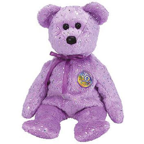 Ty Beanie Babies Decade The Bear 10th Anniversary Release