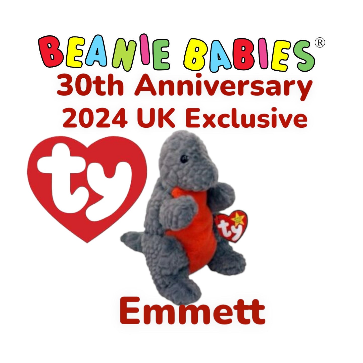 Ty Beanie Babies 30th Anniversary Releases UK EXCLUSIVES