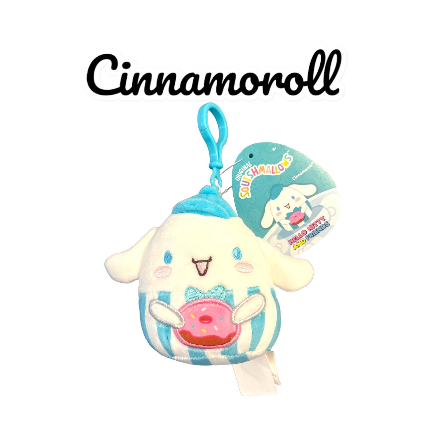 Squishmallows Hello Kitty and Friends Sanrio Key Clip My Melody