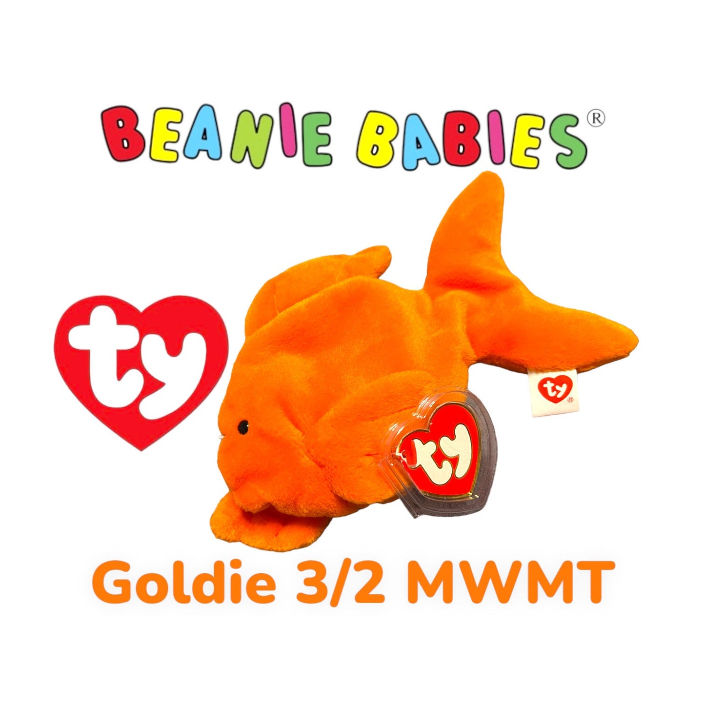3rd Generation Ty Beanie Babies Rare. Lucky, Twigs, Tusk, Goldie, Patti, Garcia, Weenie