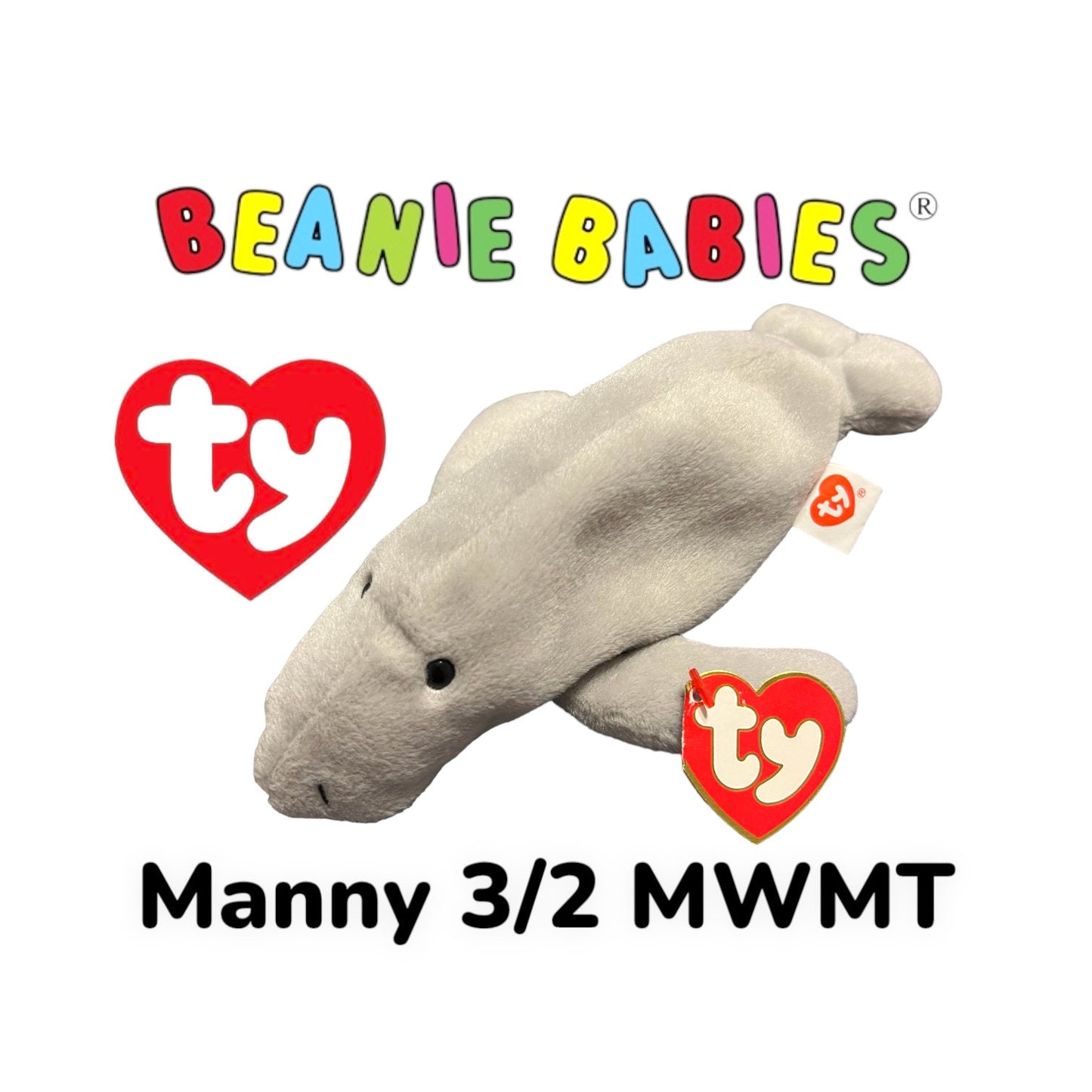 3rd Generation Ty Beanie Babies Rare. Lucky, Twigs, Tusk, Goldie, Patti, Garcia, Weenie