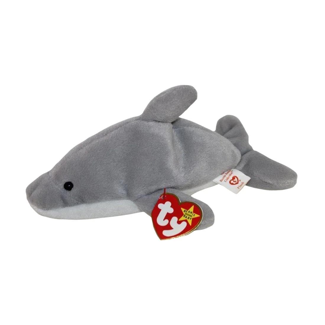 Ty Beanie Babies The Original 9 Beanies Patti, Cubbie, Legs, Pinchers, Flash, Splash, Squealer, Spot, Chocolate