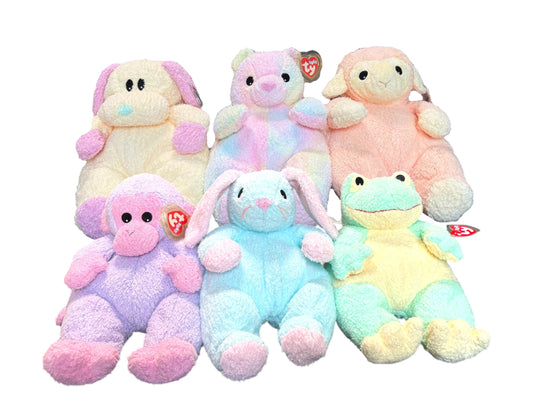 Ty Baby Collection Classic Plush 12” Bearbaby, Lamybaby, Dogbaby, Monkeybaby, Frogbaby, Bunnybaby
