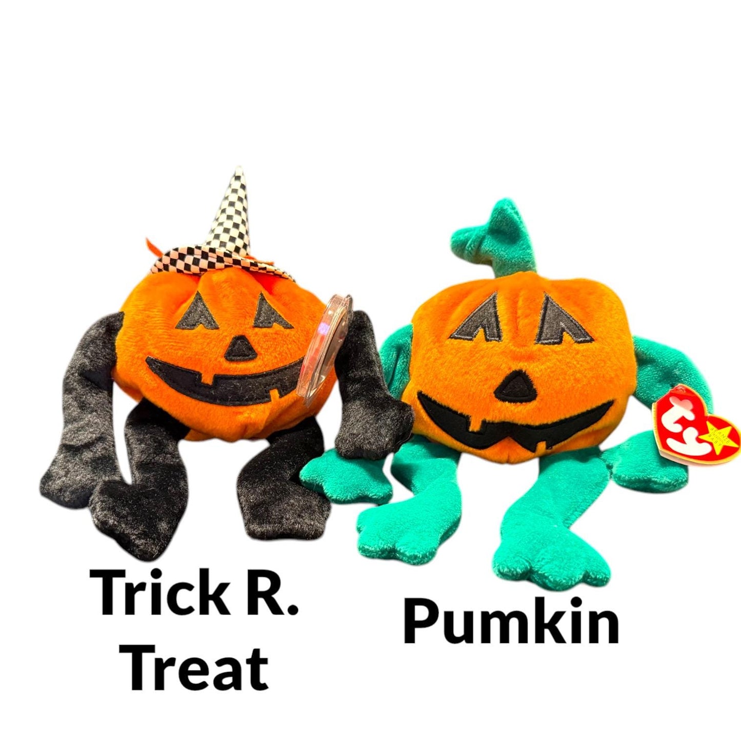 Ty Beanie Babies Halloween  Hocus, Pocus, Count, Bearon Van Pyre, Shivers, Quivers, Spooky, Creepers, Pumkin, Sheets, Ghostio, Ghoul, Ratzo