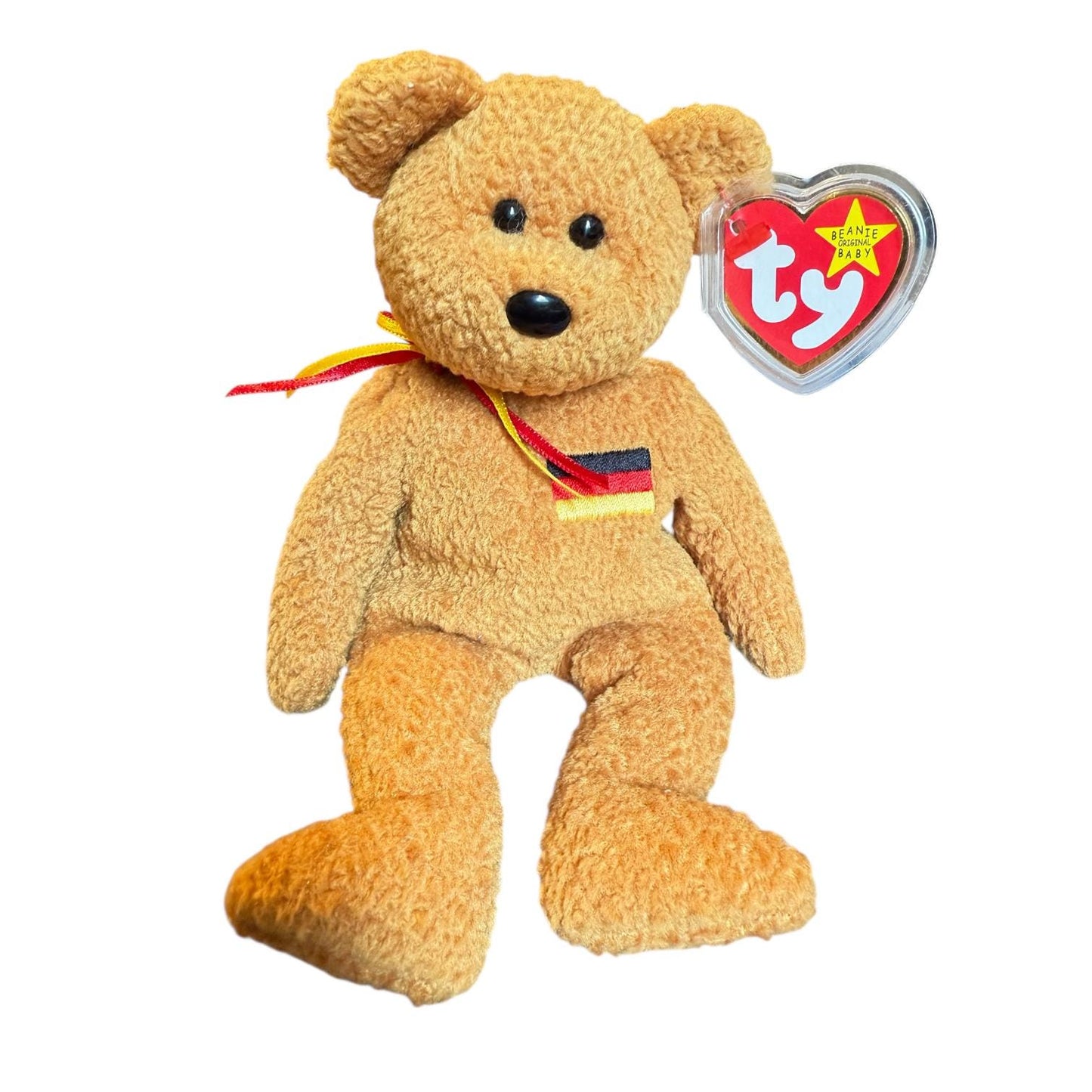 Ty Beanie Babies Germany Exclusives Graf Von Rot, Prinz Von Gold, Freiherr Von Schwarz, I Love Germany, Germania, Deutschland, Roger, Mary