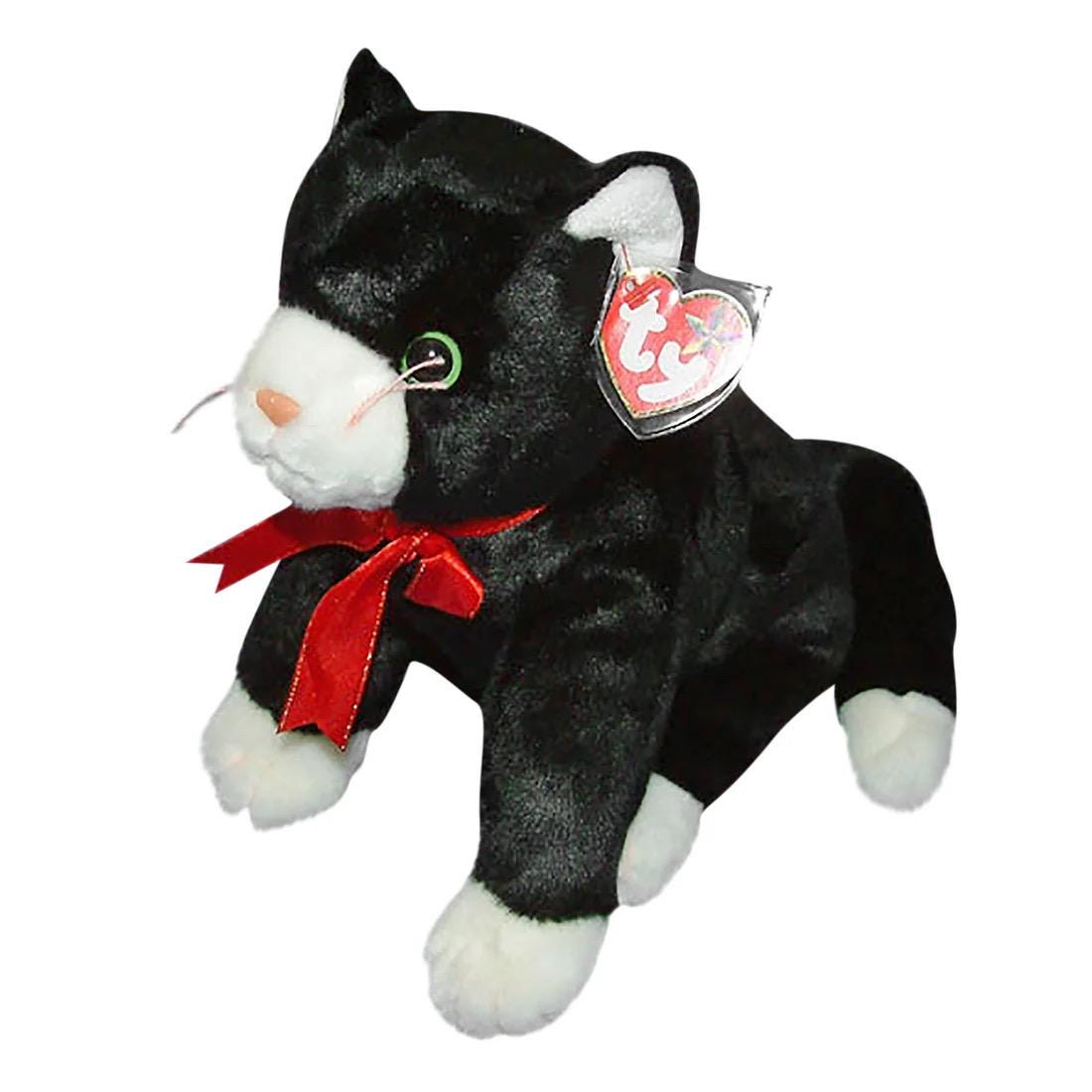 Ty Beanie Buddies Cats Flip Zip Chip Fancy Mattie Starlett Silver