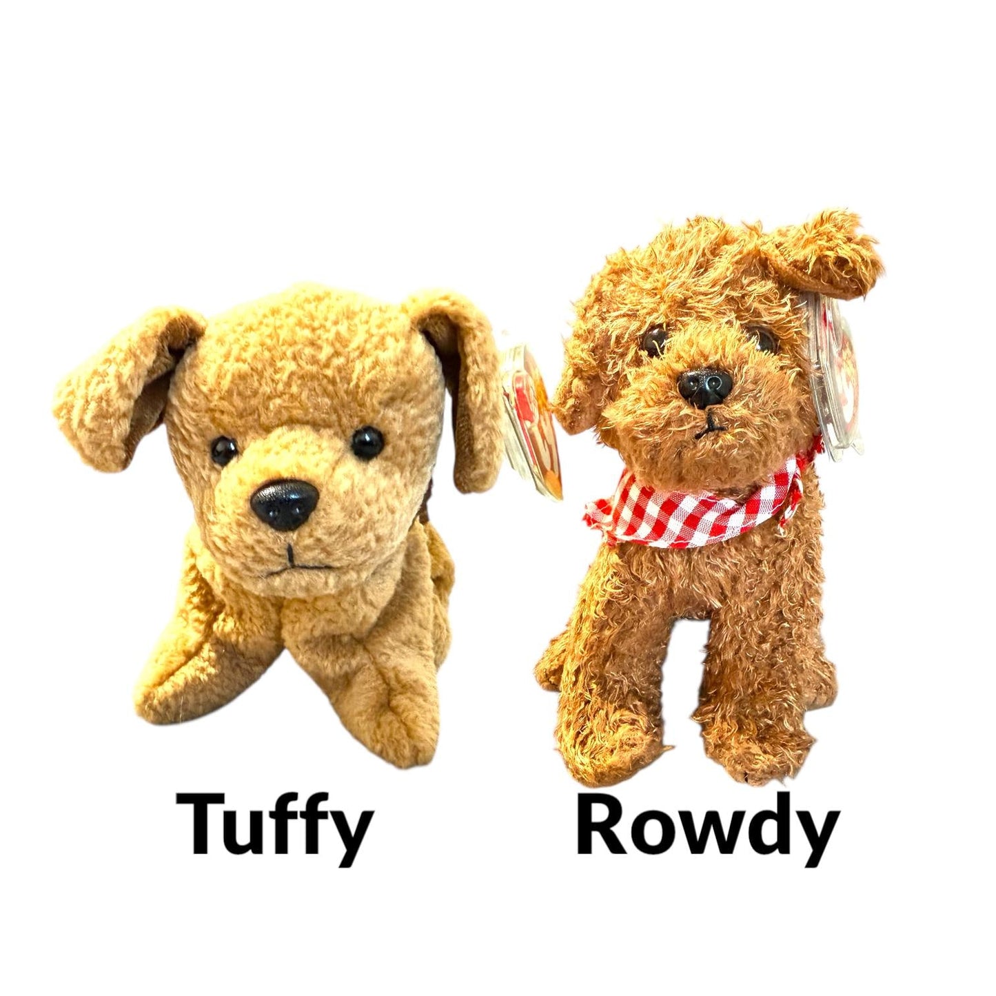 Ty Beanie Babies Dogs Hodge-Podge Smudges Zodiac Dog Poofie Sidekick Whiskers Schnitzel Bo Muddy Seadog Rowdy Juneau Tuffy Boomer Laptop