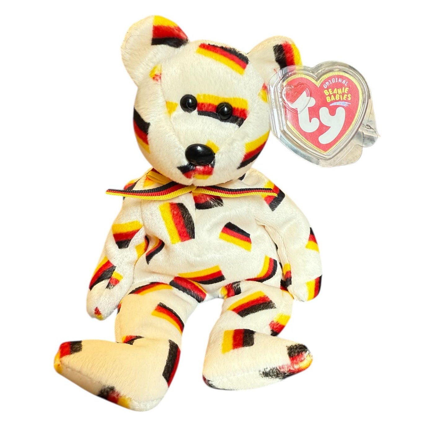 Ty Beanie Babies Germany Exclusives Graf Von Rot, Prinz Von Gold, Freiherr Von Schwarz, I Love Germany, Germania, Deutschland, Roger, Mary
