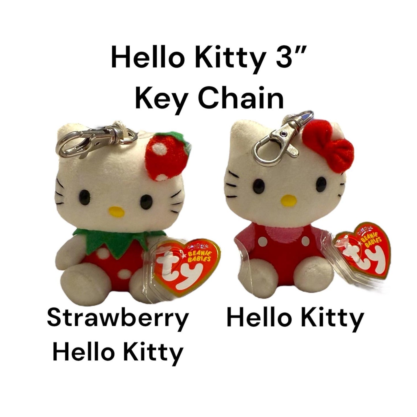 Ty Beanie Babies Sanrio Hello Kitty And Friends Keroppi, Badtz-Maru, Chococat, Hello Kitty UK Exclusives Ladybug, Royal Guard, Tartan Plaid