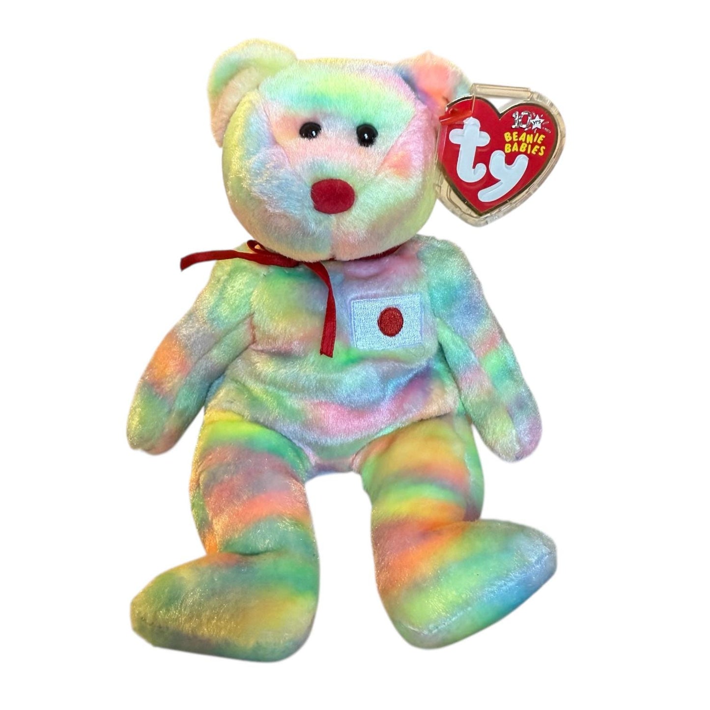 Ty Beanie Babies Tie Dye Asia Pacific Bears 2003 AI Aussiebear Wirabear Singabear Coreana