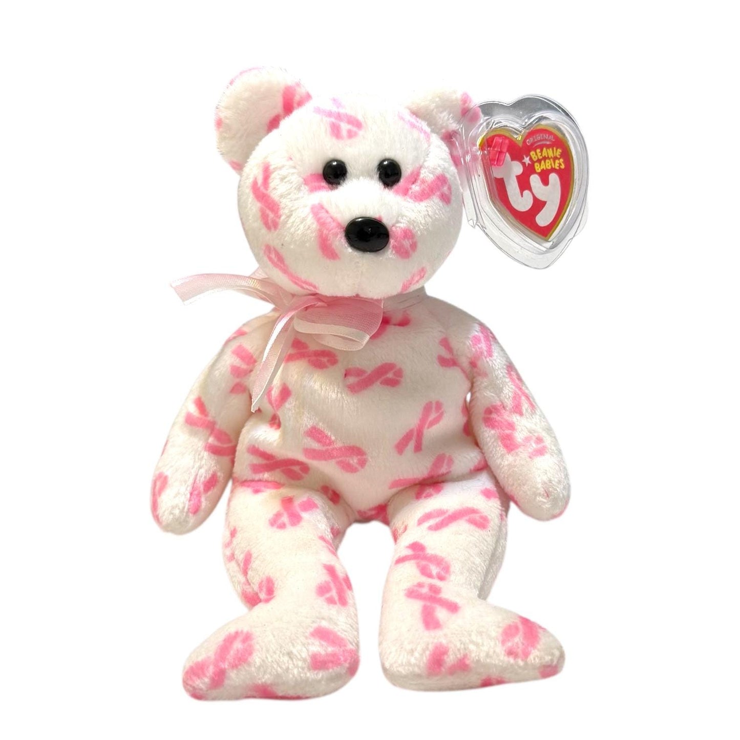 Ty Beanie Babies Breast Cancer Support Bears Cure, Aware, Awareness, Giving, Promise, Support