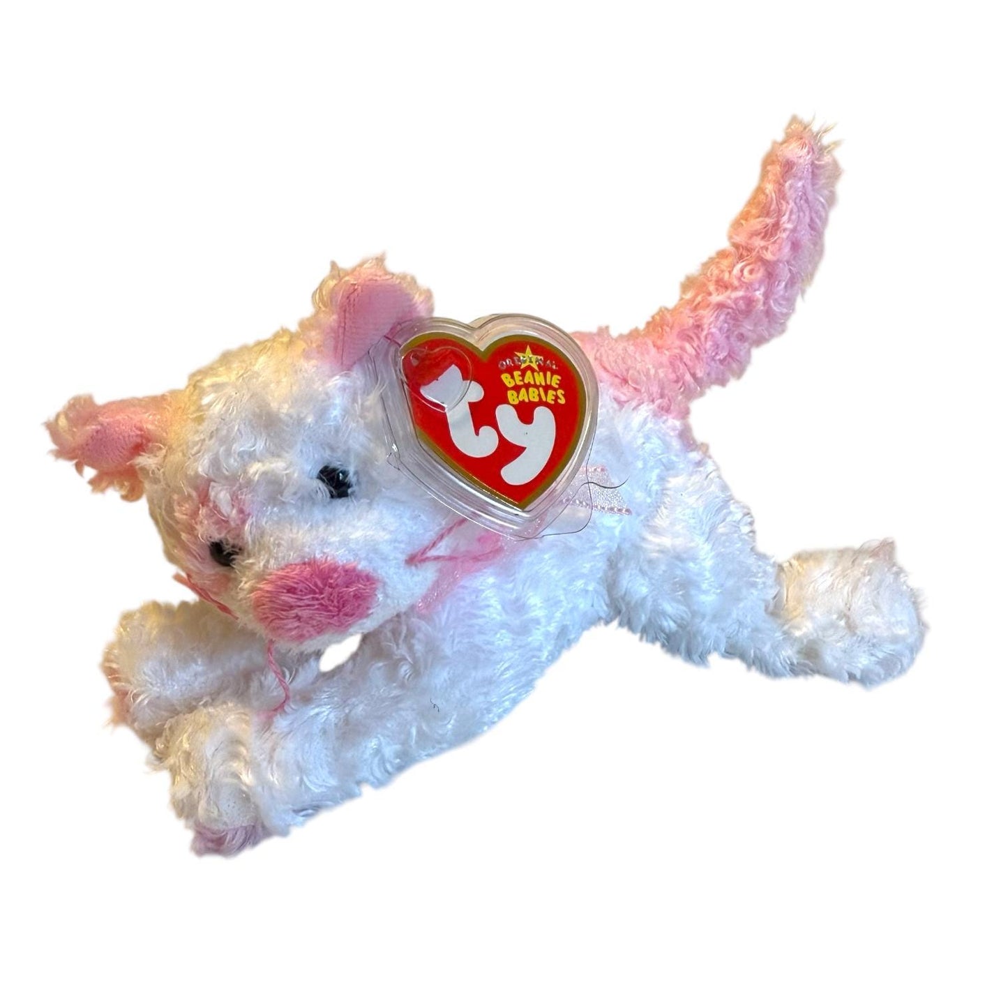 Ty Beanie Babies Cats Muff, Pluff, Fluff, Saffron, Pinkerton, Violetta