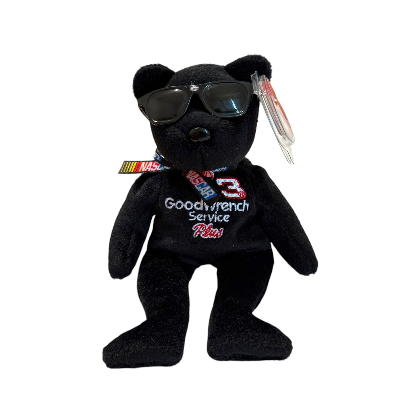 Ty Beanie Babies NASCAR Beanies No. 3 (Dale Earnhardt) Racer and Racing Gold