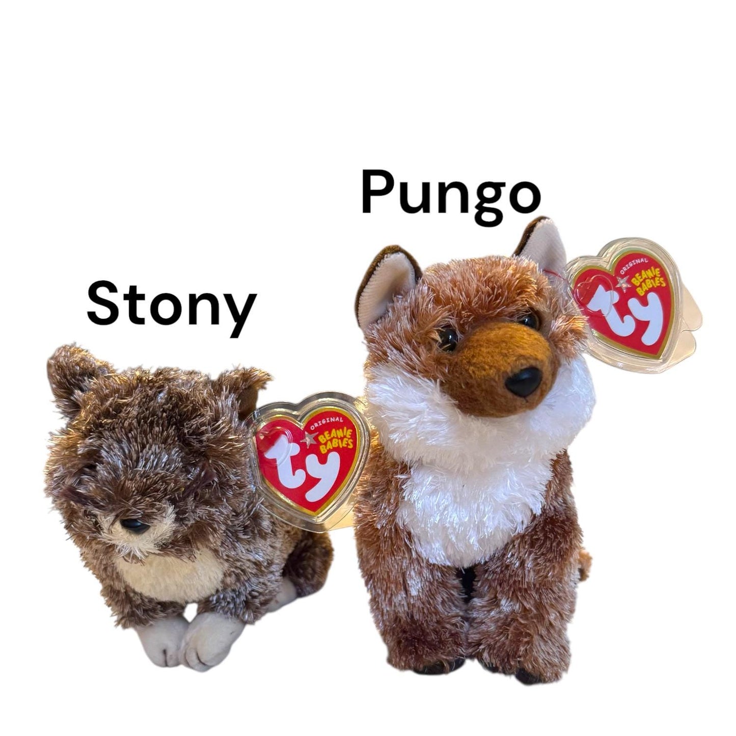 Ty Beanie Babies WWF World Wildlife Fund Ty Store Exclusives Chitraka, Sundar, Caipora, Shiloh, Icepack, Bahati, Li Mei, Pungo, Nami, Stony