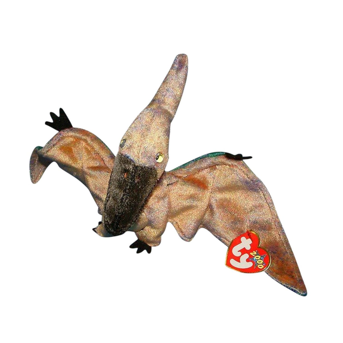 Ty Beanie Babies Dinosaur Prehistoric Reptiles Toothy, Tooter, Hornsly, Swoop, Glider, Scaly, Tyranno, Spikey, Swampy