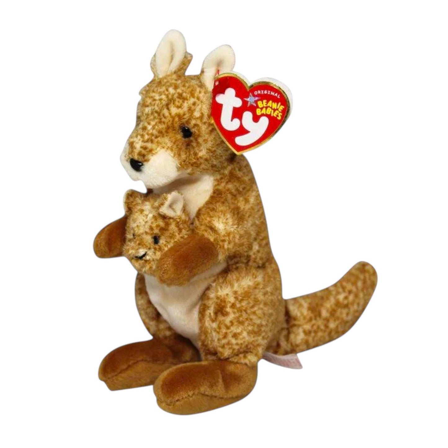 Ty Beanie Babies Kangaroo Willoughby, Pouch, Bounder, Pogo, Ricochet