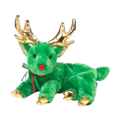 Ty Beanie Babies Reindeer Roxie, Sleighbelle, Rudy, Rooftop, Chestnut, Snocap