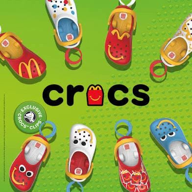 McDonald’s Crocs Happy Meal Toys Crocs Keychains Numbers 1-9 Choose