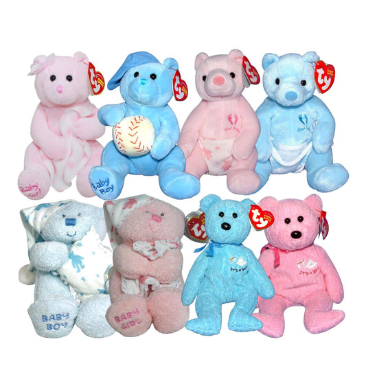 Ty Beanie Babies Baby Boy and Baby Girl, It’s A Girl and It’s A Boy