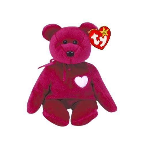 Ty Beanie Babies Bears Valentino, Valentina, Sunny, Periwinkle, Ariel, Cheery, Miami, Alana