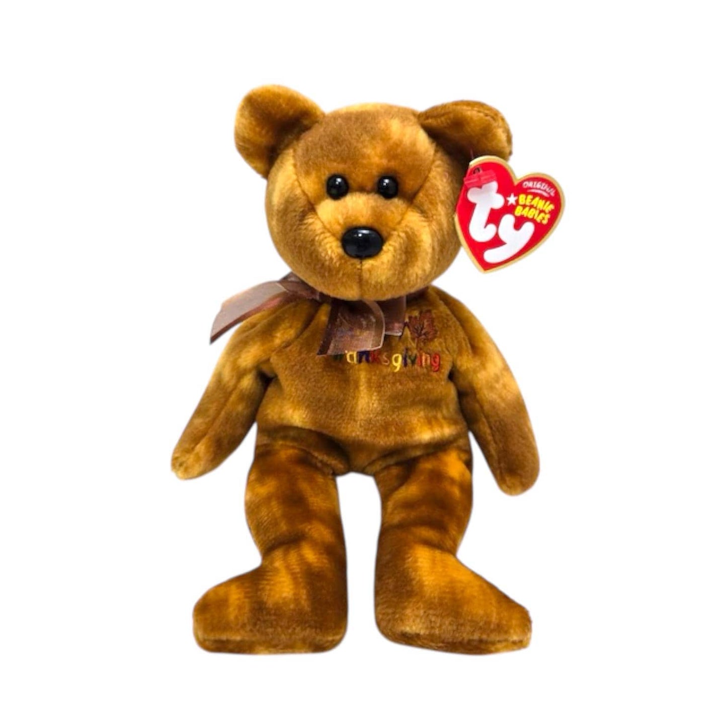 Ty Beanie Babies Thanksgiving Theme Leaves, Harvester, Gratefully, Thankful, Little Bear, Little Feather, Plymouth, Pilgrim