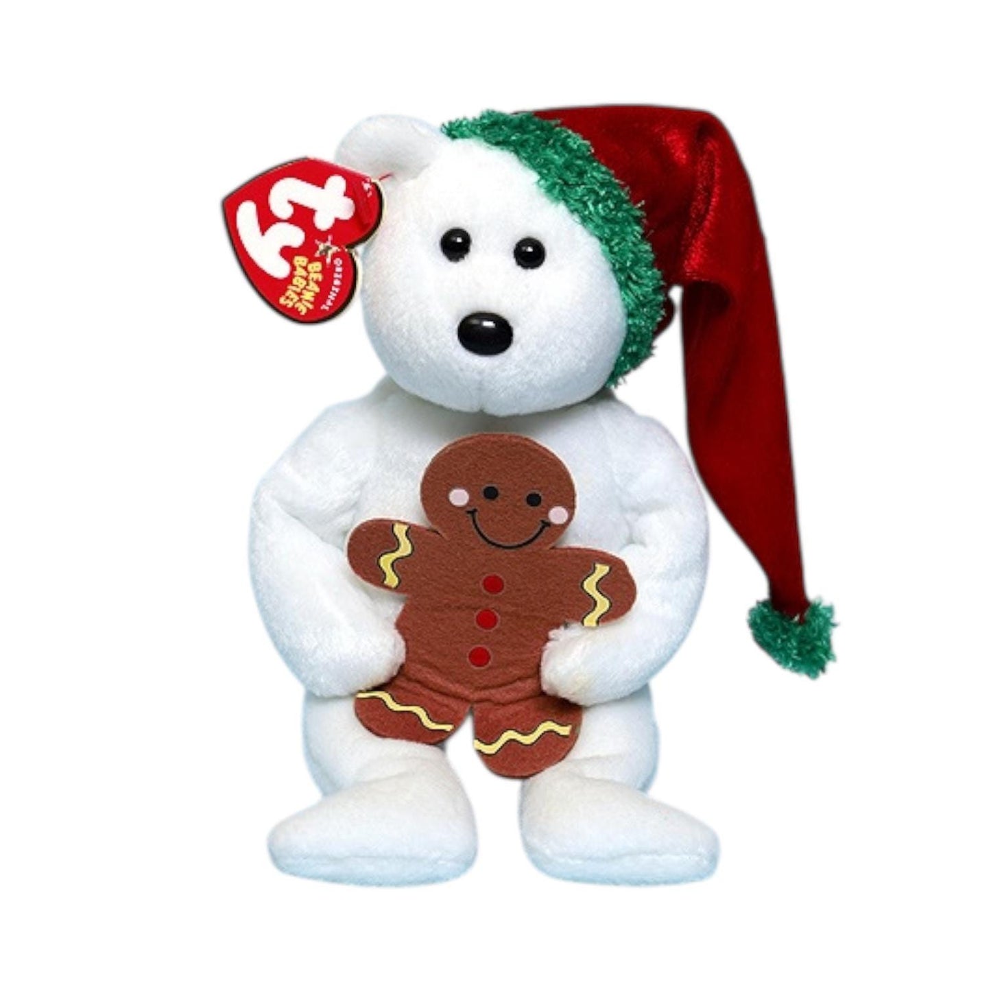 Ty Beanie Babies Christmas Holiday Bears Merry Kissmas, Muffler, Flurry, Flaky, Yummy, Tasty, Goody, Eggnog