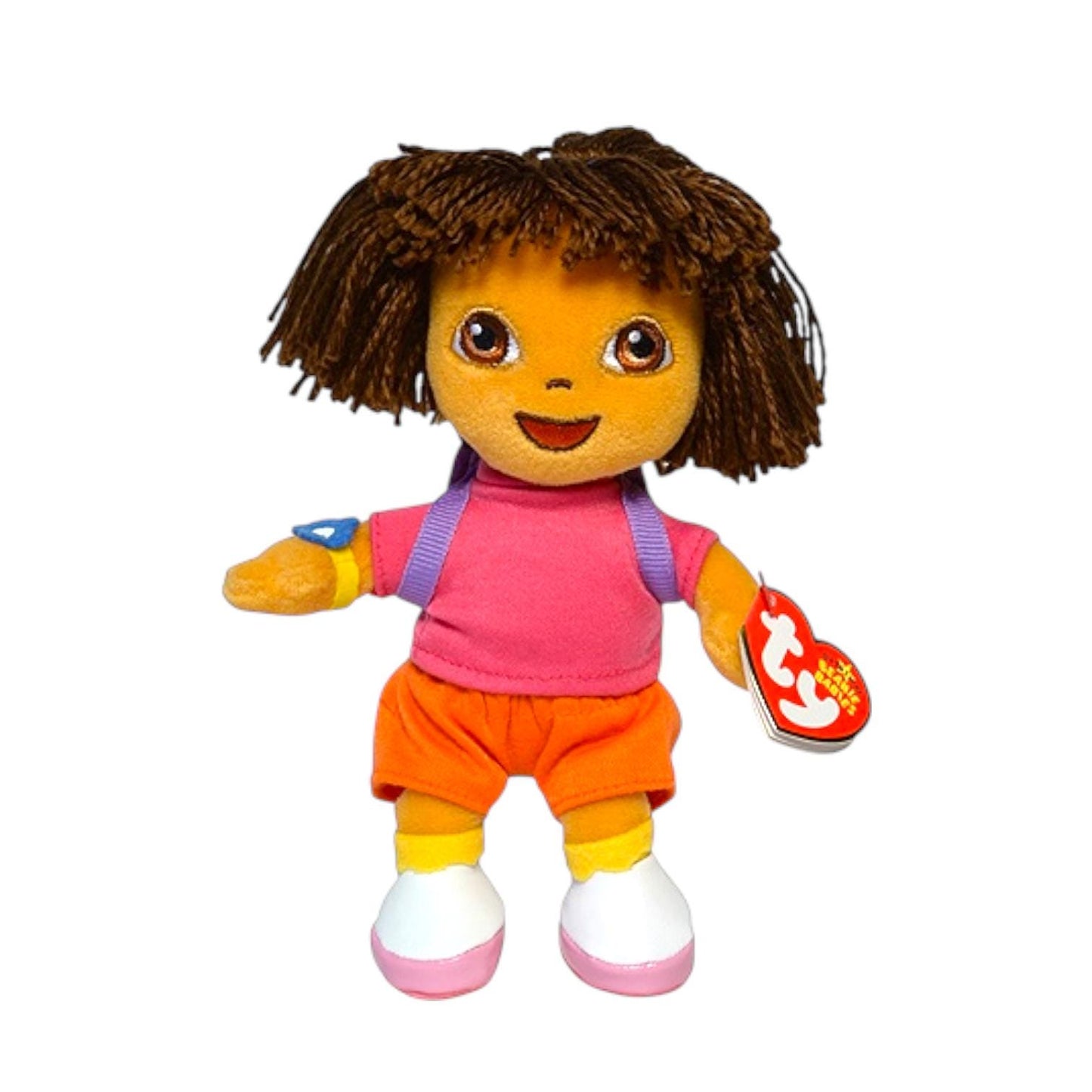 Ty Beanie Babies Dora The Explorer, Boots The Monkey, Baby Jaguar, Diego