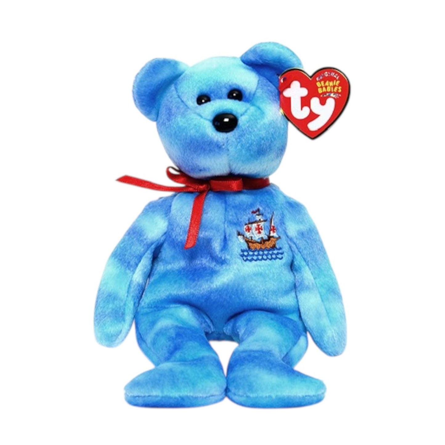 Ty Beanie Babies Christopher Columbus Ships Nina, Pinta, Santa Maria