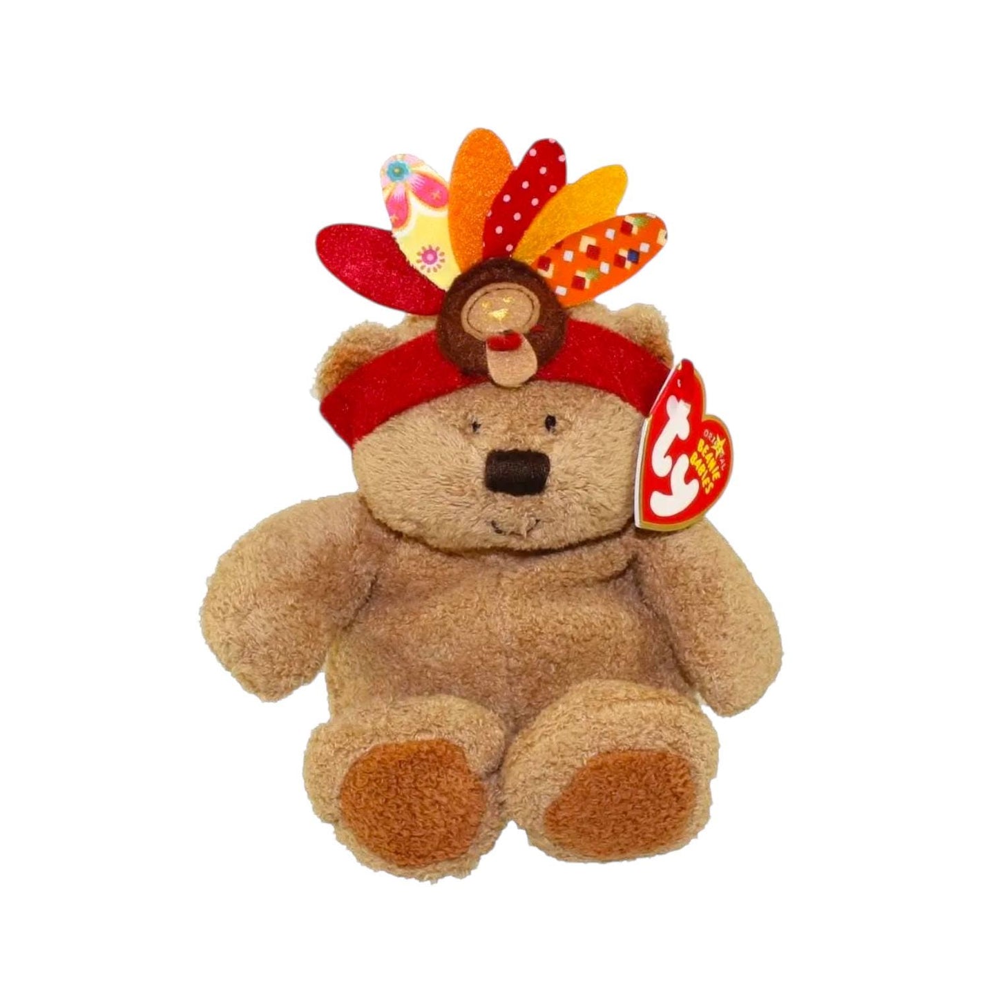 Ty Beanie Babies Thanksgiving Theme Leaves, Harvester, Gratefully, Thankful, Little Bear, Little Feather, Plymouth, Pilgrim