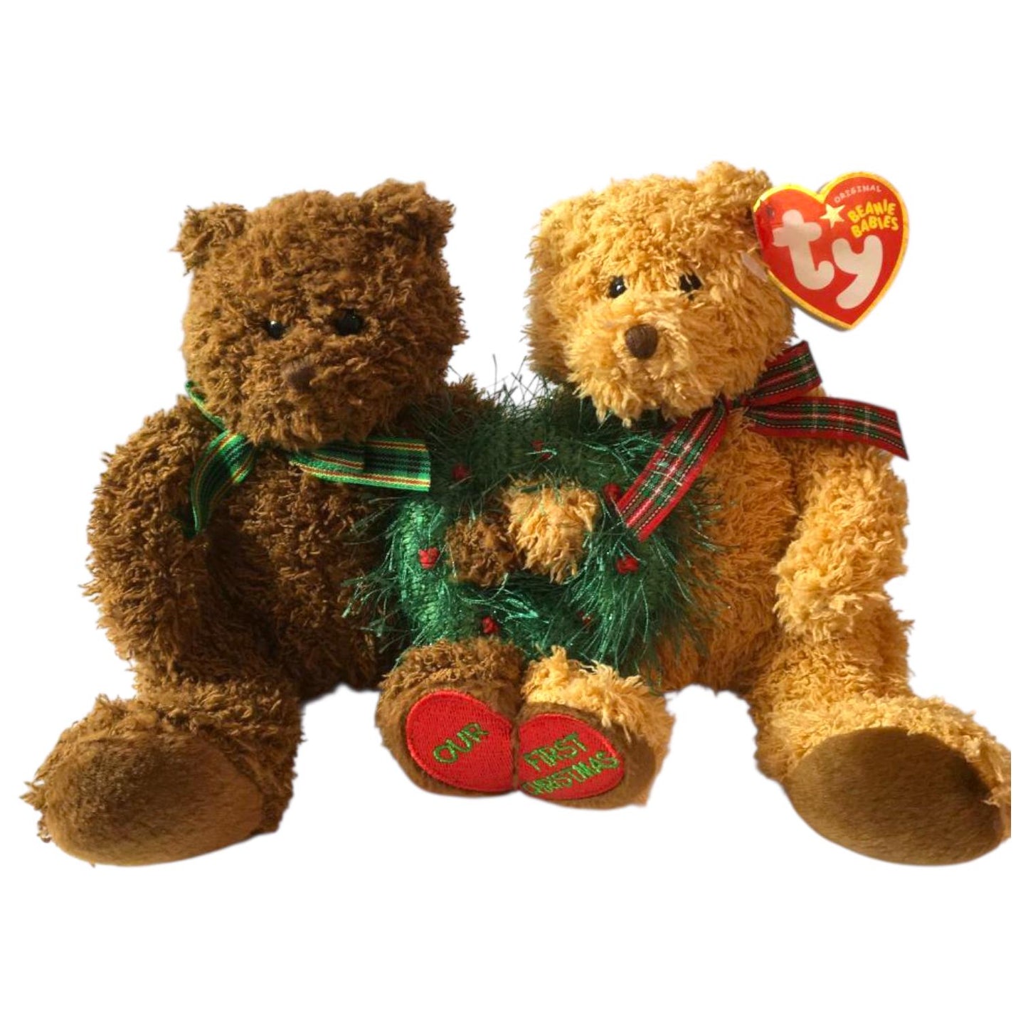Ty Beanie Babies Christmas Holiday Bears Merry Kissmas, Muffler, Flurry, Flaky, Yummy, Tasty, Goody, Eggnog