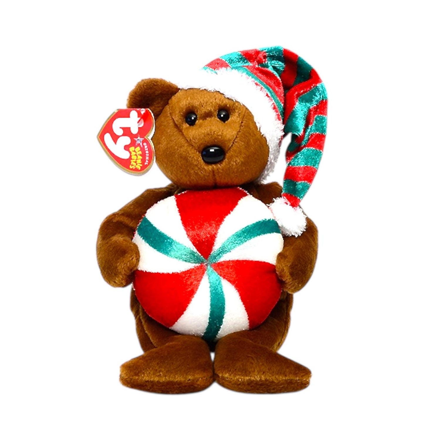 Ty Beanie Babies Christmas Holiday Bears Merry Kissmas, Muffler, Flurry, Flaky, Yummy, Tasty, Goody, Eggnog