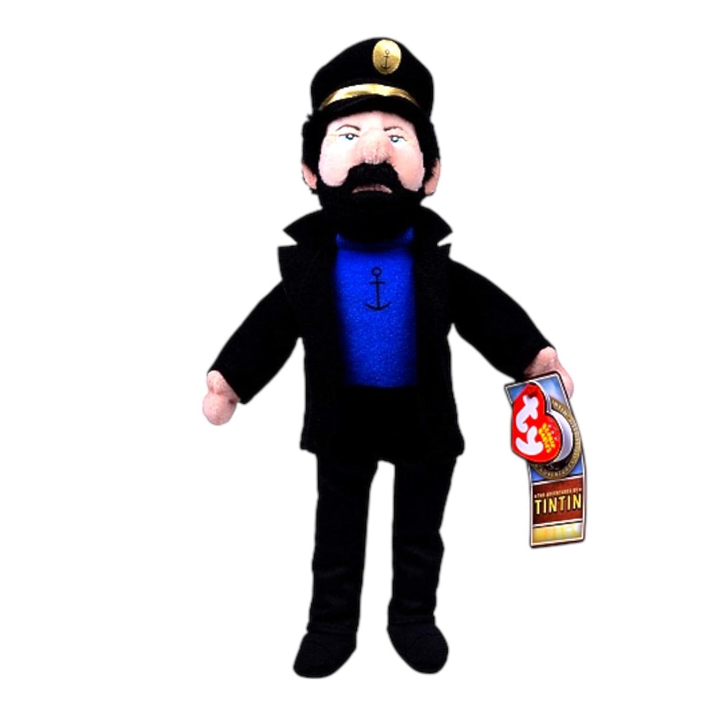 Ty Beanie Babies The Adventures of Tintin 2011 Snowy, Captain Haddock, Tintin