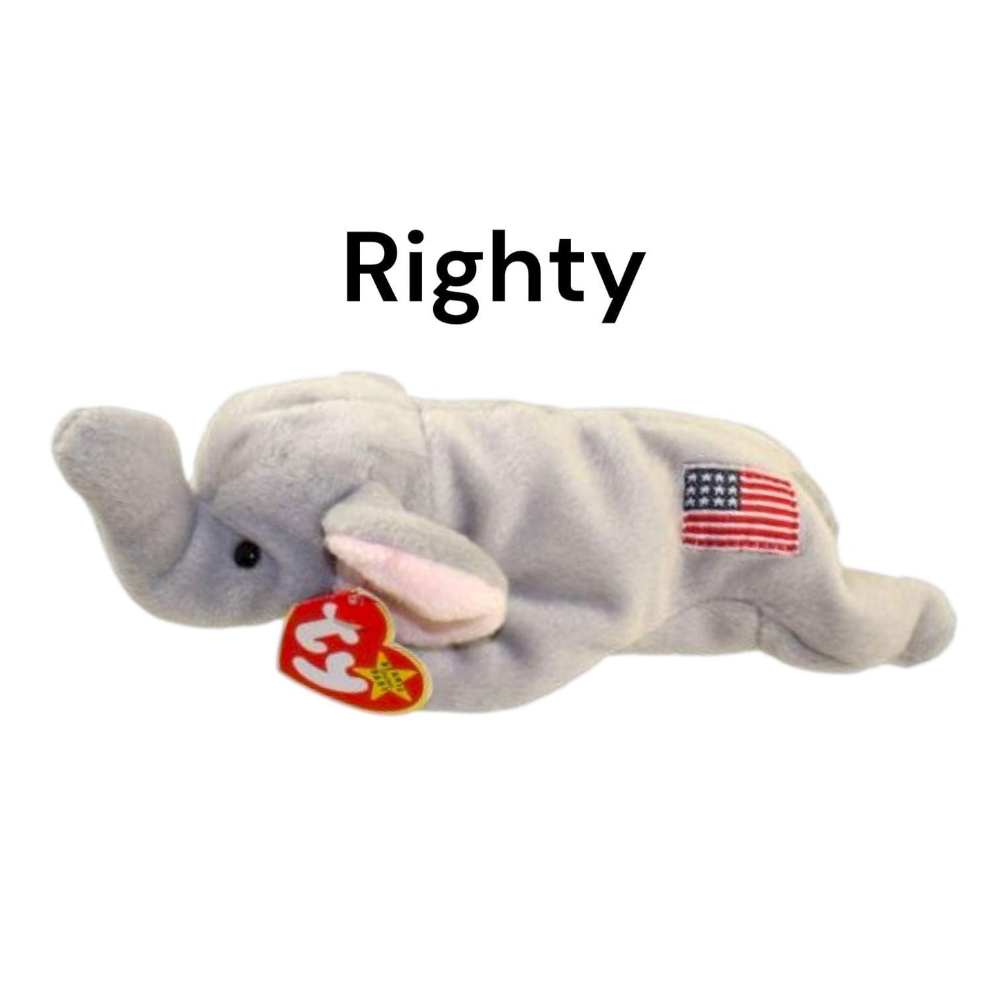 Ty Beanie Babies Lefty & Righty