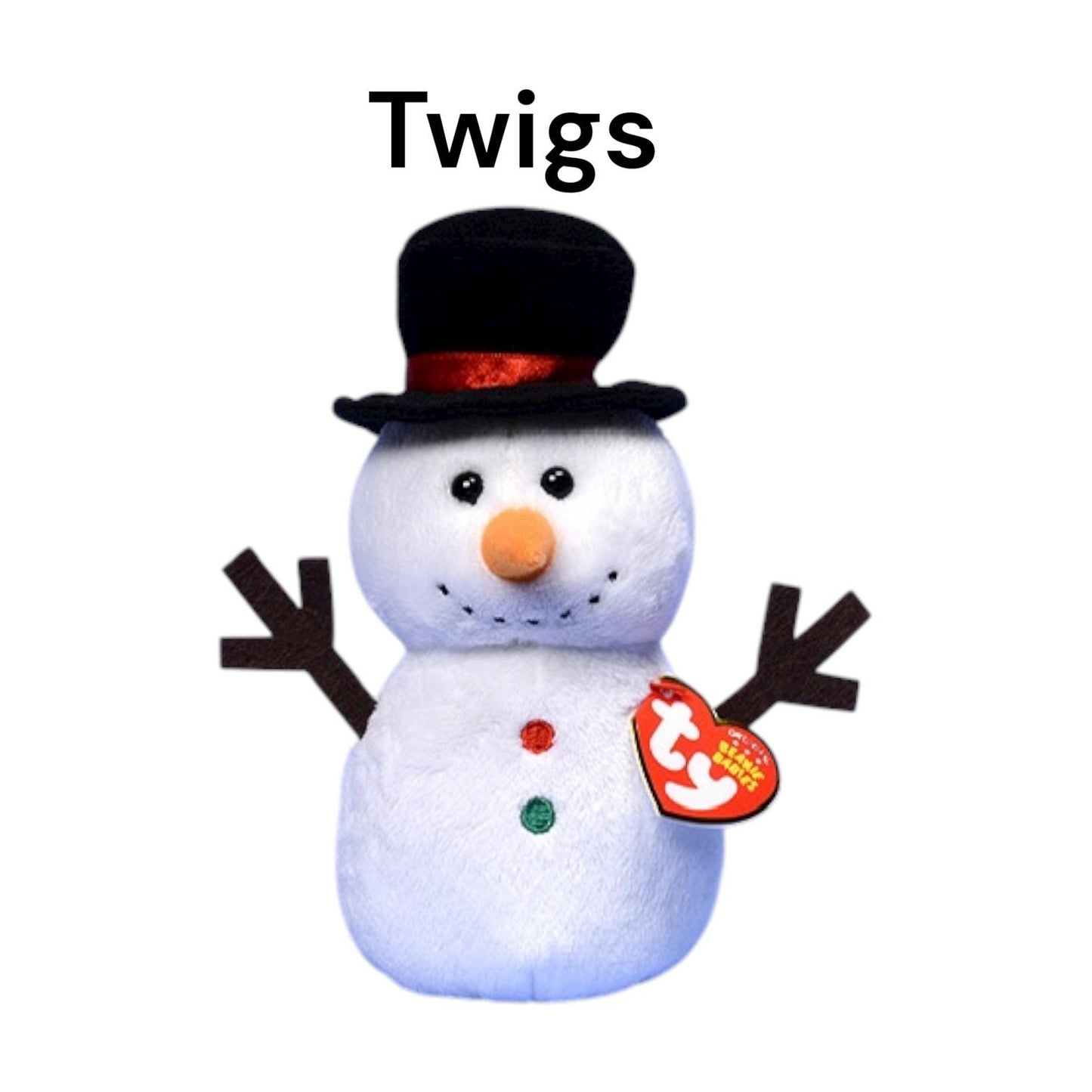 Ty Beanie Babies Holiday Snowball, Snowgirl, Gift, Twigs, Yule, Snowbanks, Ms. Snow, Mr. Snow, Chillin’, Freezie