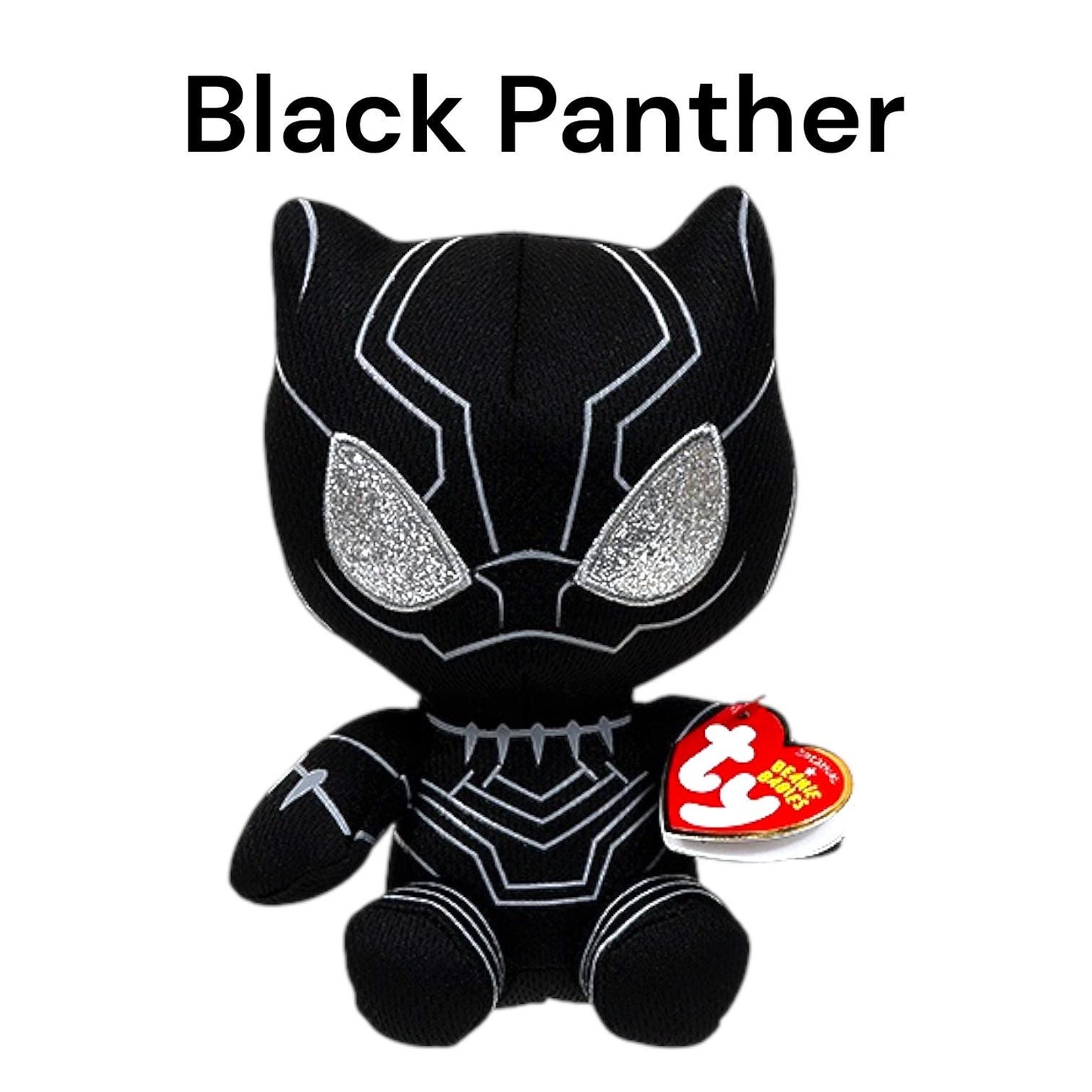 Ty Beanie Babies Marvel Characters 2016 Release Hulk, Iron Man, Captain America, Spider-Man, Groot, 2018 Miles Morales